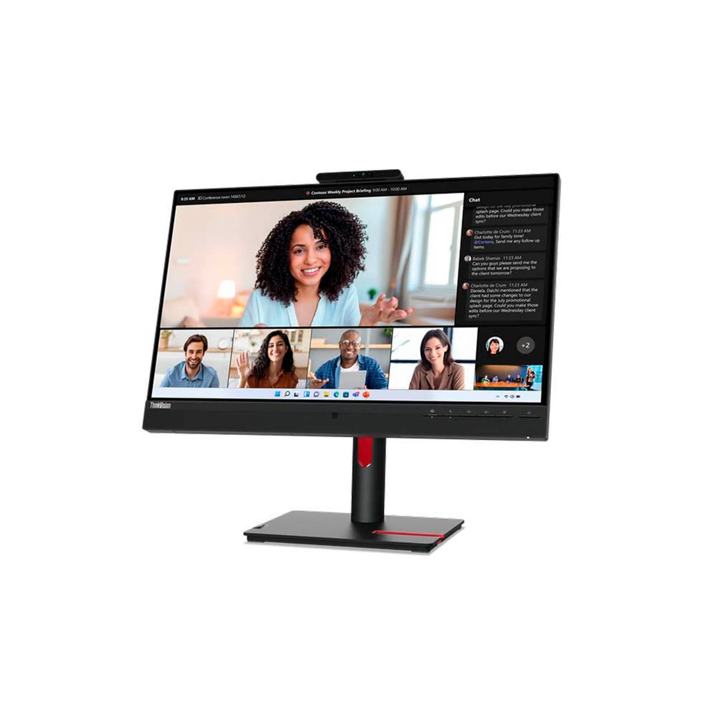 Lenovo ThinkVision T24mv-30 Monitor 61,0 cm (24,0 Zoll) schwarz | 63D7UAT3EU