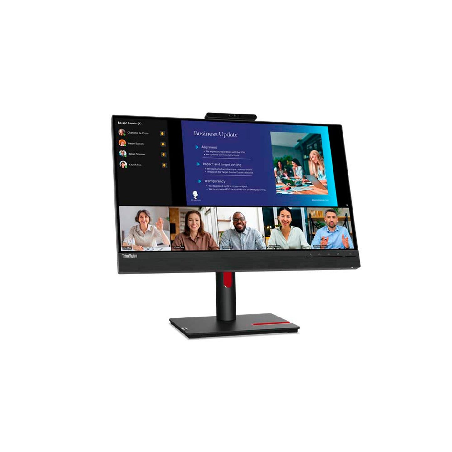 Lenovo ThinkVision T24v-30 Monitor 61,0 cm (24,0 Zoll) schwarz | 63D8MAT3EU