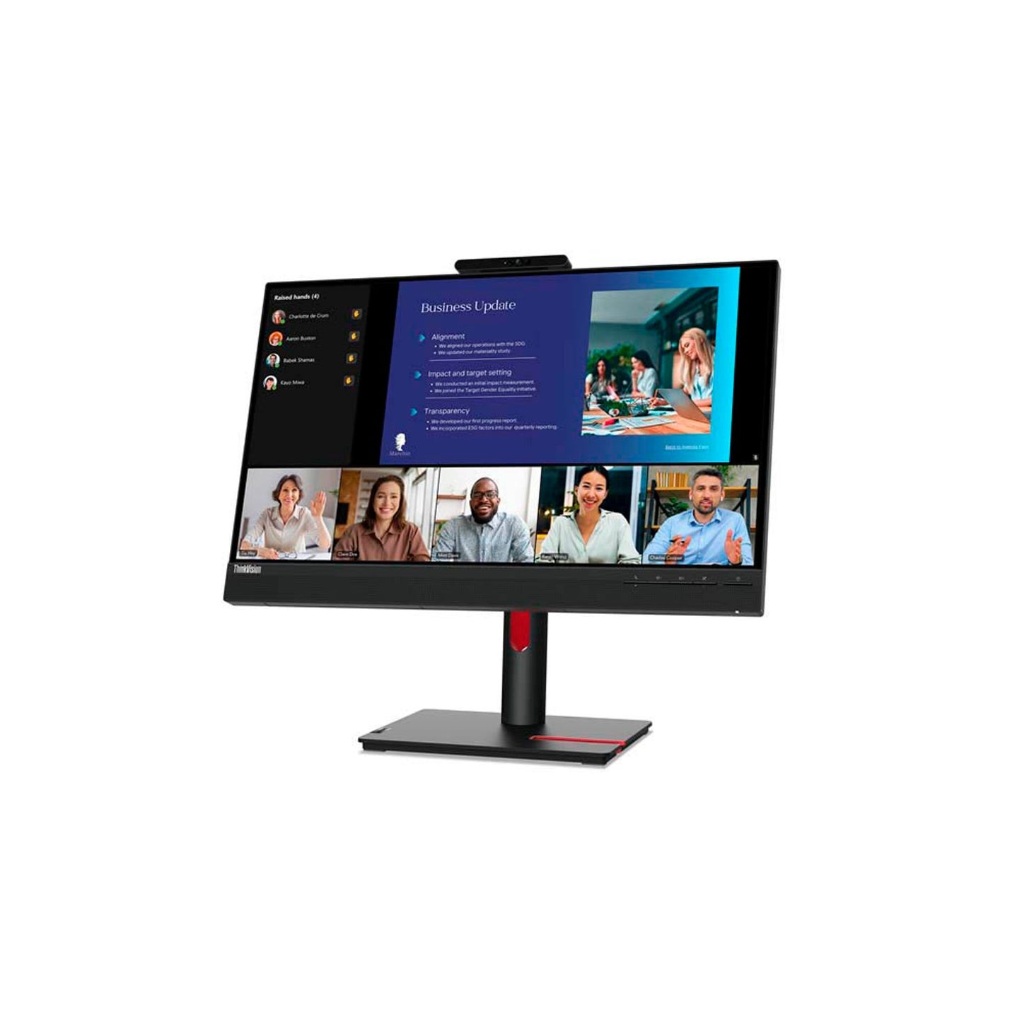 Lenovo ThinkVision T24v-30 Monitor 61,0 cm (24,0 Zoll) schwarz | 63D8MAT3EU