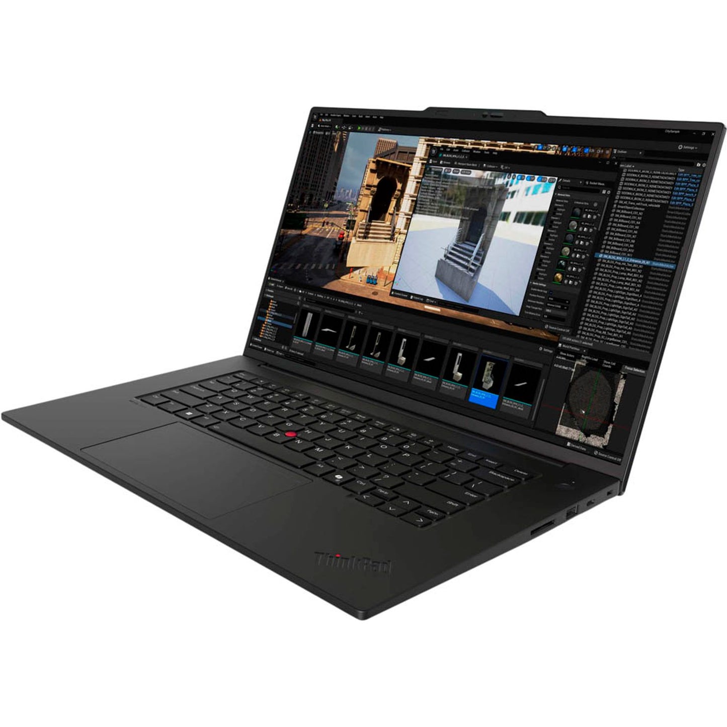 Lenovo ThinkPad P1 Gen 7 Notebook 40,6 cm (16,0 Zoll), 32 GB RAM, SSD, Intel® Core™ Ultra 7 155H | 21KV001QGE