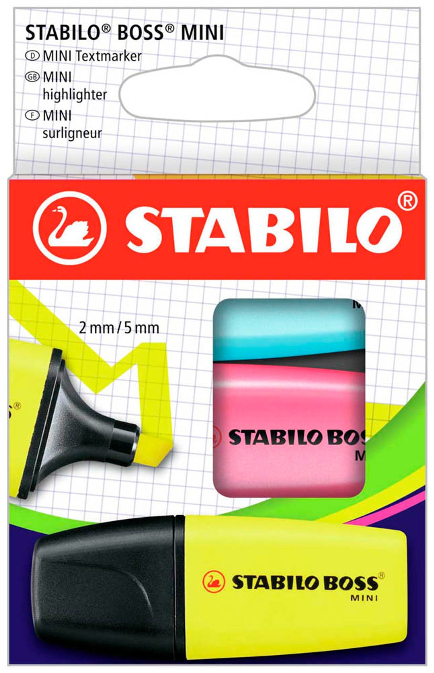 STABILO BOSS MINI Textmarker farbsortiert