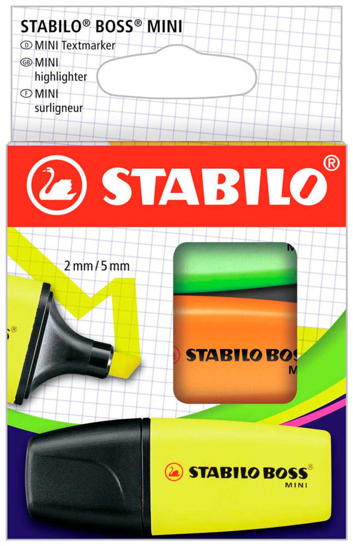 STABILO BOSS MINI Textmarker farbsortiert