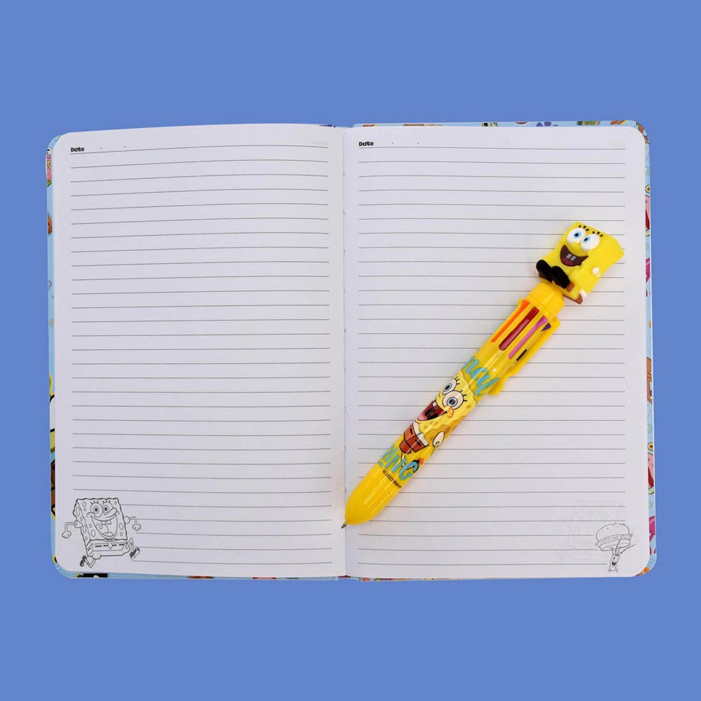 BlueSky Notizbuch SpongeBob A5 liniert, SpongeBob Hardcover 80 Seiten | SB712206