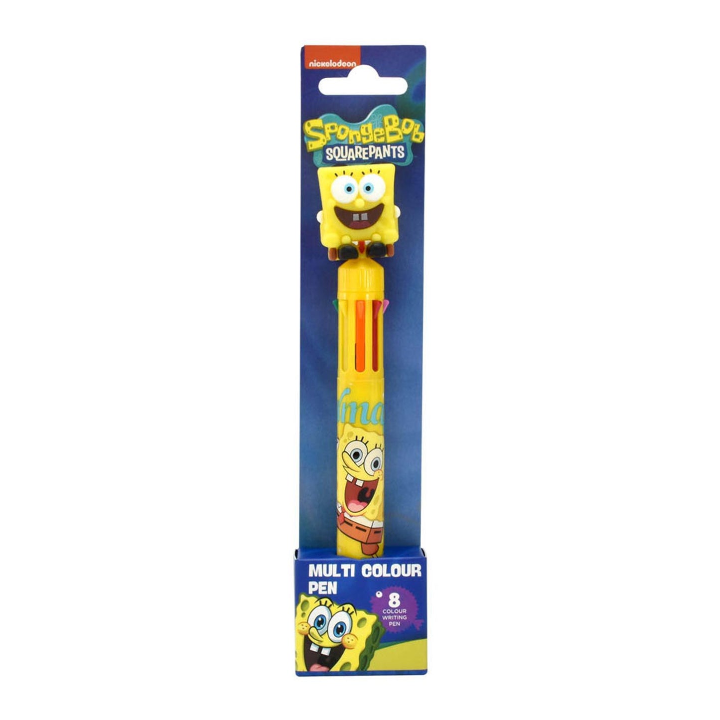BlueSky Mehrfarben-Kugelschreiber SpongeBob - Stift gelb, Schreibfarbe: farbsortiert | SB713111
