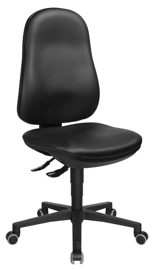 Topstar Arbeitsdrehstuhl POINT 70 schwarz Kunstleder