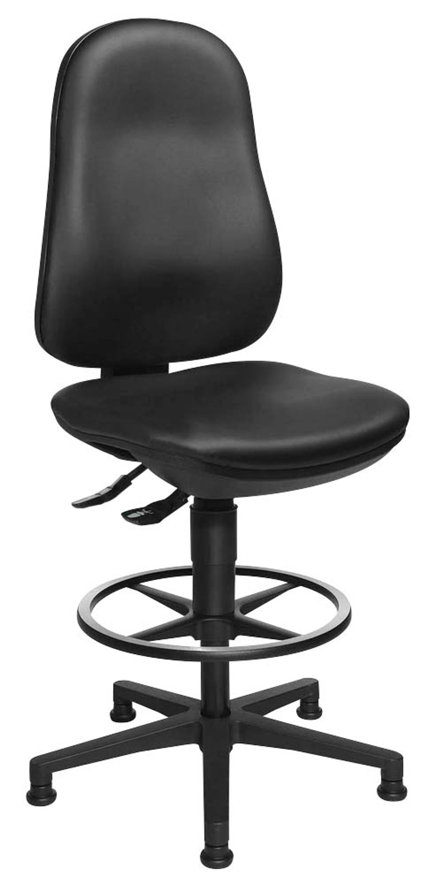 Topstar Arbeitsdrehstuhl POINT 70 schwarz Kunstleder