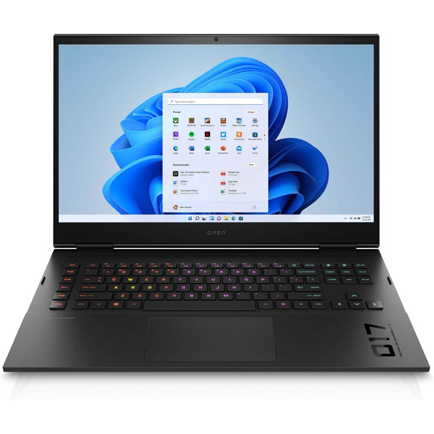 HP OMEN 17-ck1078ng Notebook 43,9 cm (17,3 Zoll), 32 GB RAM, 1 TB SSD, Intel® Core™ i7-12800HX | 72W65EA#ABD
