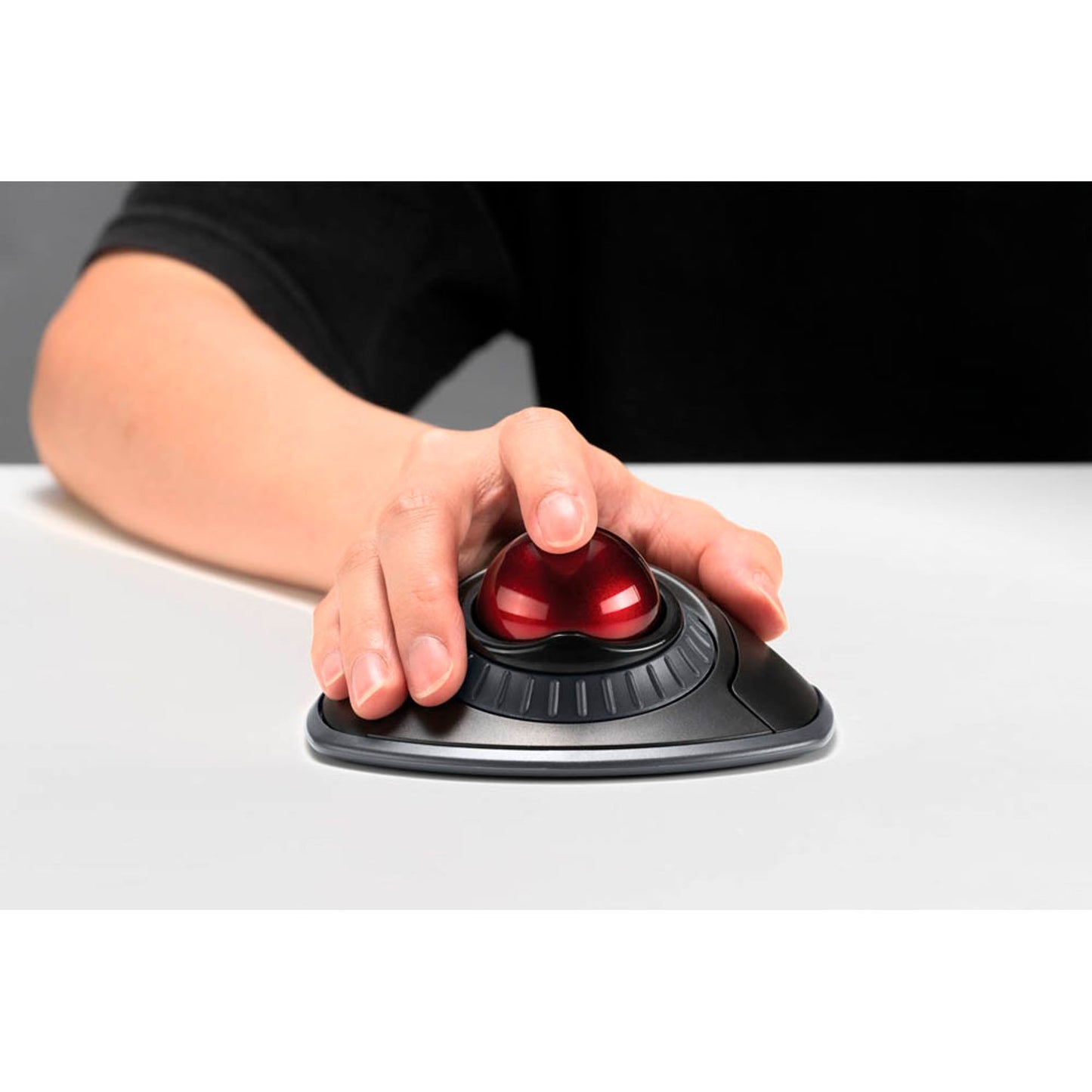 Kensington Orbit mit Scroll-Ring Trackball kabellos rot, schwarz | K70992WW