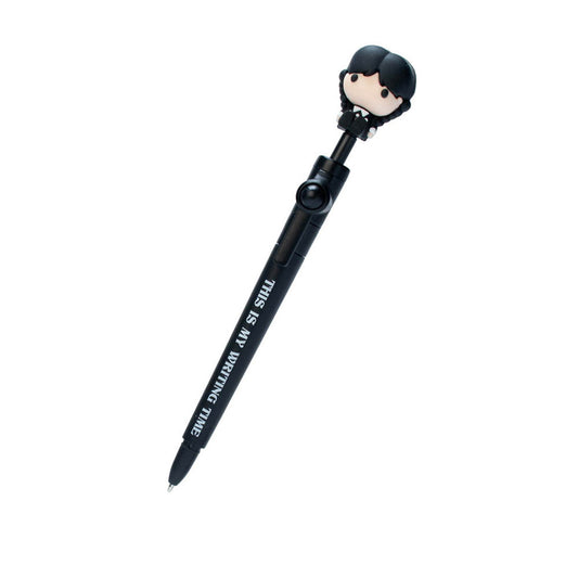 BlueSky Kugelschreiber Wednesday - Fidget Pen inkl. Sammelfigur schwarz, Schreibfarbe: schwarz | WD717577