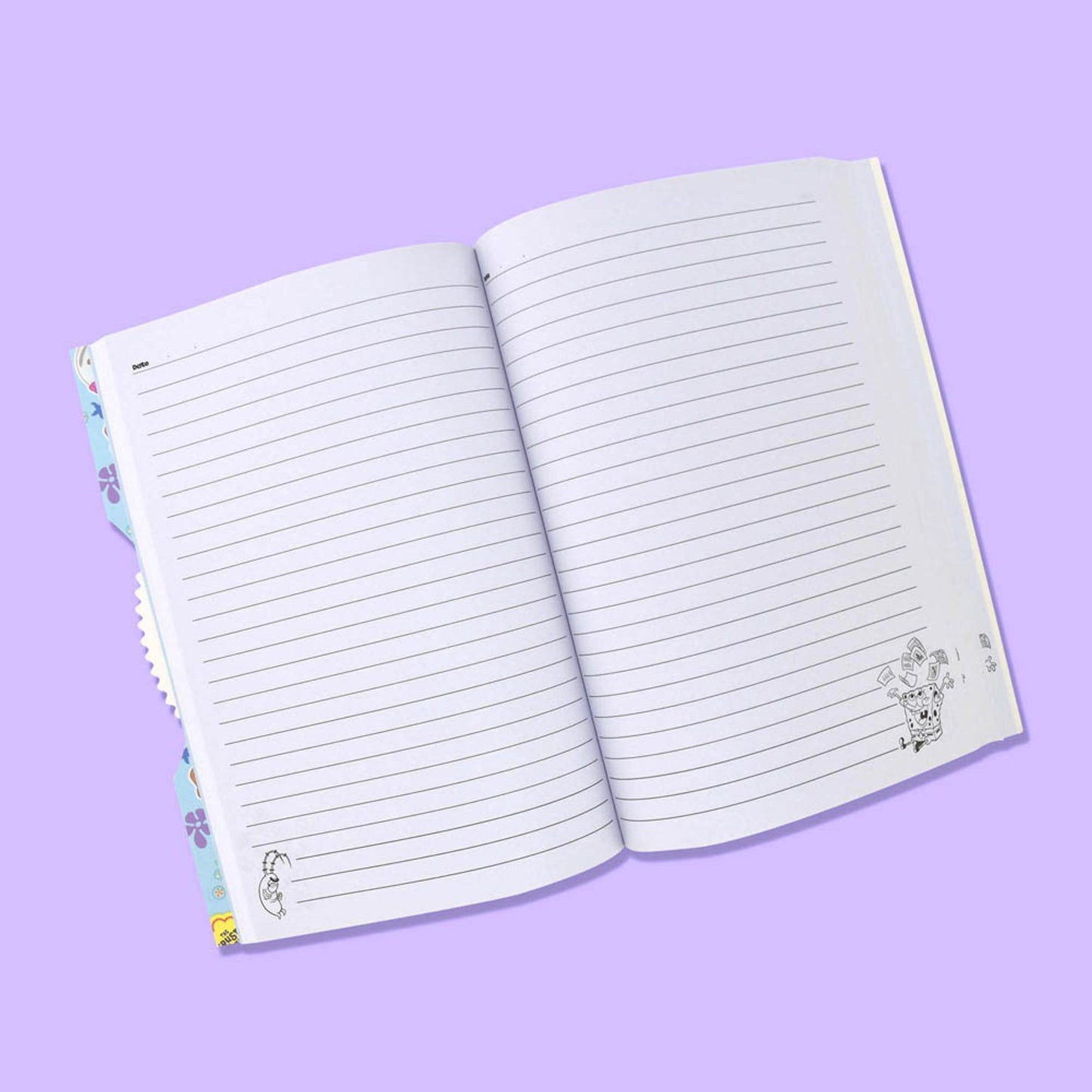 BlueSky Notizbuch SpongeBob - Spinner A5 liniert, SpongeBob Hardcover 80 Seiten | SB712251