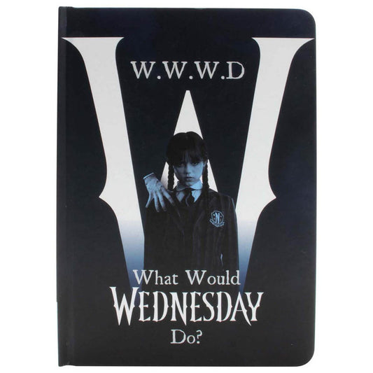 BlueSky Notizbuch Wednesday - WWWD A5 liniert, Wednesday Hardcover | WD717553