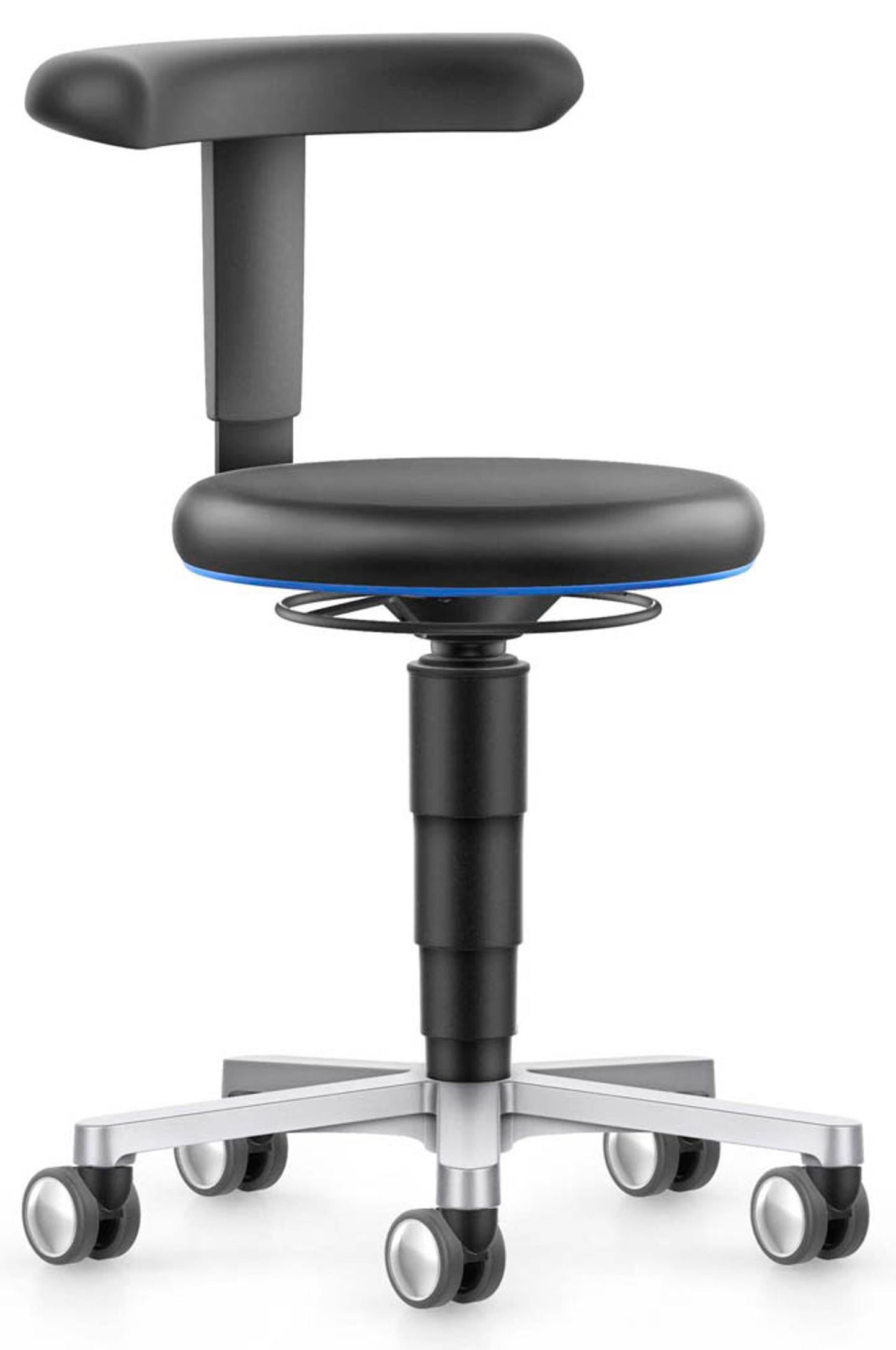 bimos Arbeitshocker Medical, schwarz Kunstleder