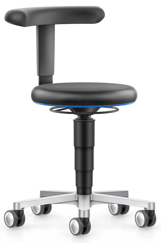 bimos Arbeitshocker Medical, schwarz Kunstleder