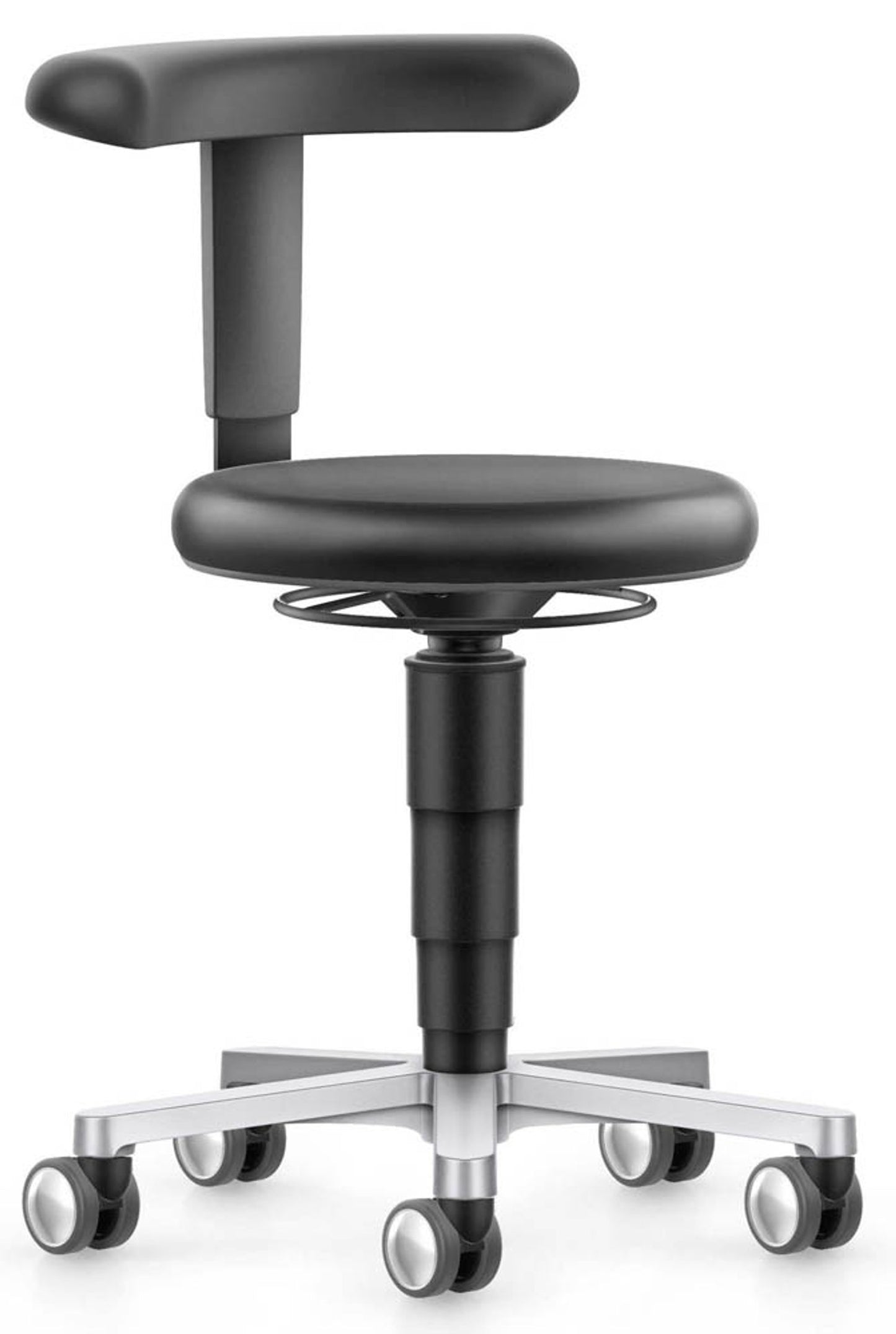 bimos Arbeitshocker Medical, schwarz Kunstleder