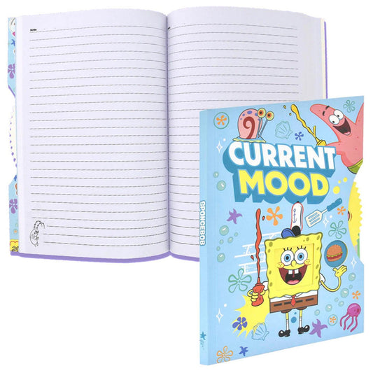 BlueSky Notizbuch SpongeBob - Spinner A5 liniert, SpongeBob Hardcover 80 Seiten | SB712251