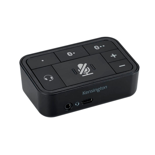 Kensington Universeller 3-in-1 Pro Audio Switch USB-C 3.0/3,5mm/Bluetooth Audio-Switch für Headset | K83300WW