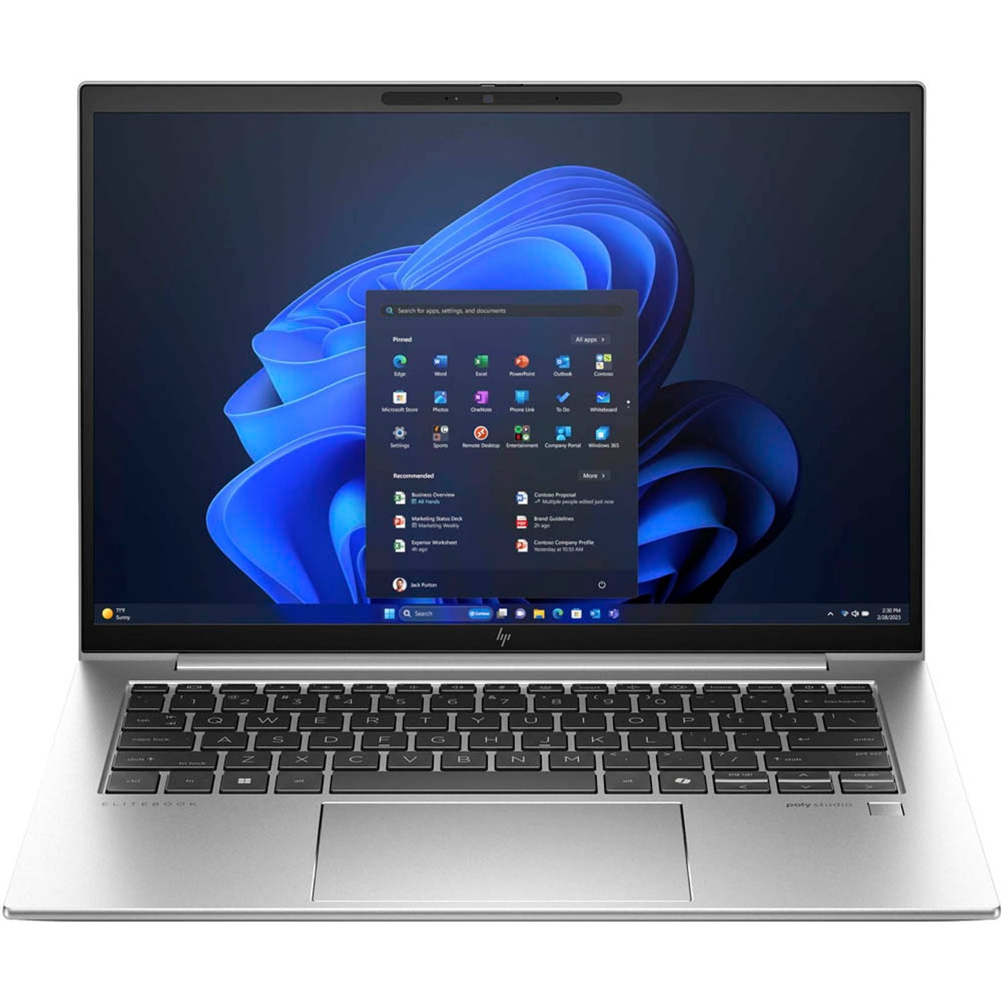 HP EliteBook 845 G11 A26QHEA Notebook 35,6 cm (14,0 Zoll), 16 GB RAM, 512 GB SSD, AMD Ryzen 5 8540U | A26QHEA#ABD