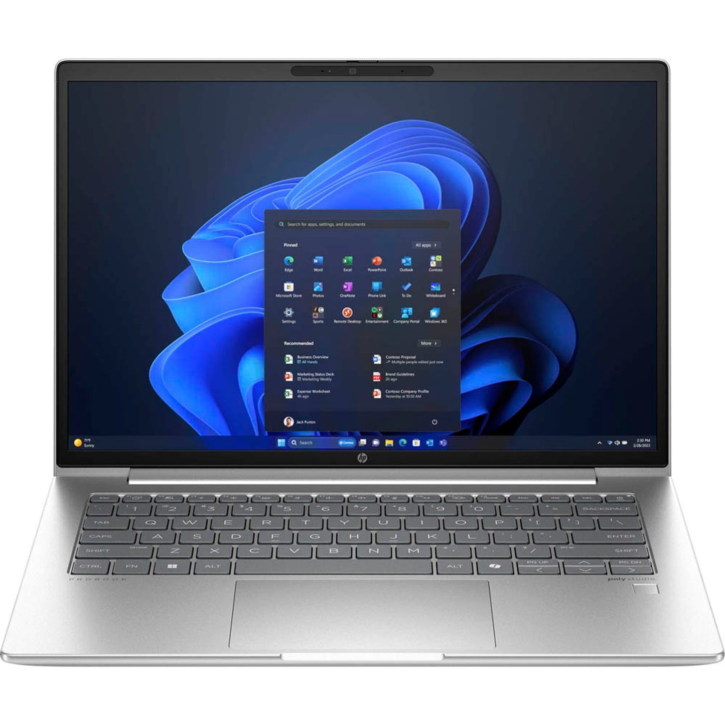 HP ProBook 445 G11 9Y7J4ET Notebook 35,6 cm (14,0 Zoll), 16 GB RAM, 512 GB SSD, AMD Ryzen 5 7535U | 9Y7J4ET#ABD