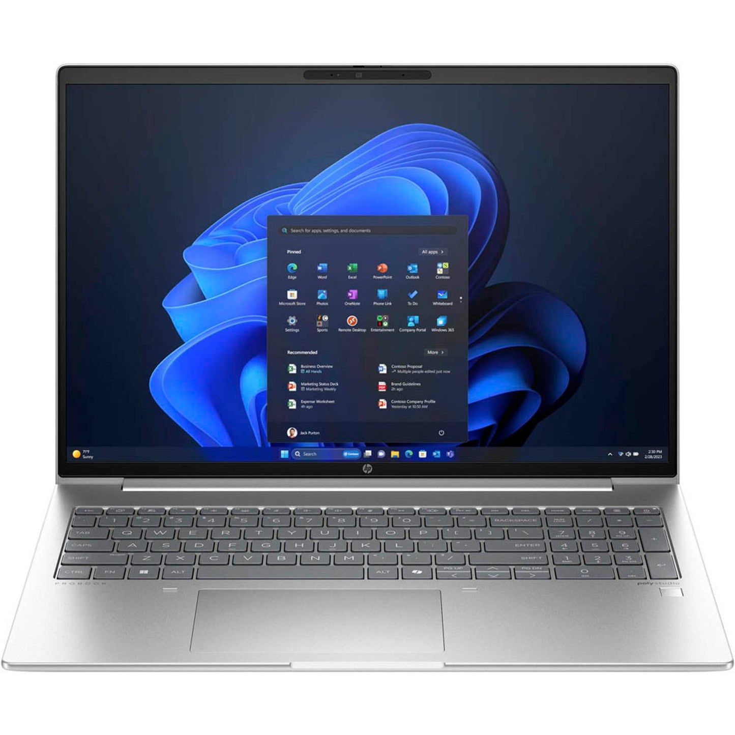 HP ProBook 465 G11 9C0C0EA Notebook 40,6 cm (16,0 Zoll), 32 GB RAM, 1 TB SSD, AMD Ryzen 7 7735U | 9C0C0EA#ABD