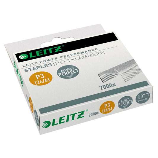LEITZ Heftklammern P3 24/6 | 55701000 | 1 Pack = 2.000 St.
