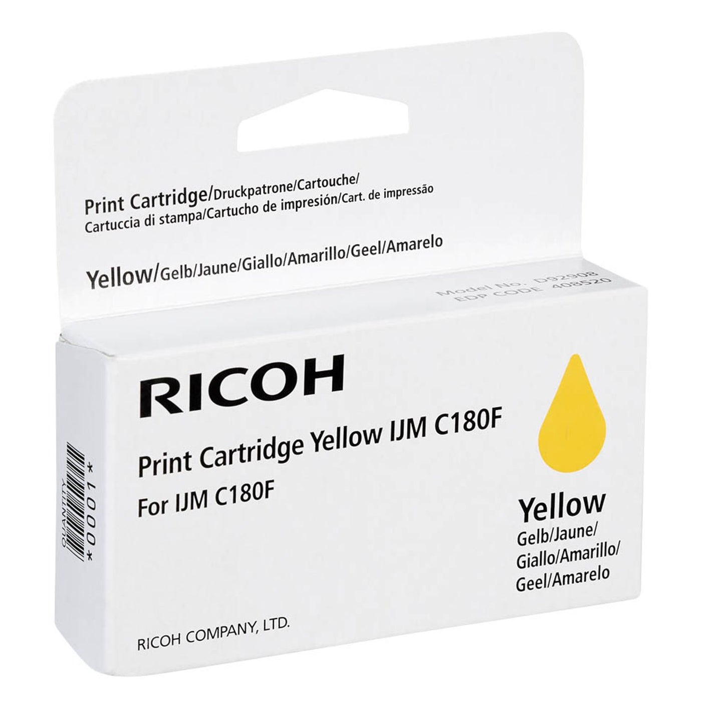 RICOH gelb Druckerpatrone | 408520