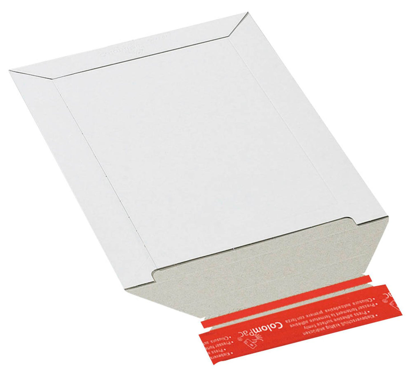 20 ColomPac® Kartonversandtaschen weiß für DIN