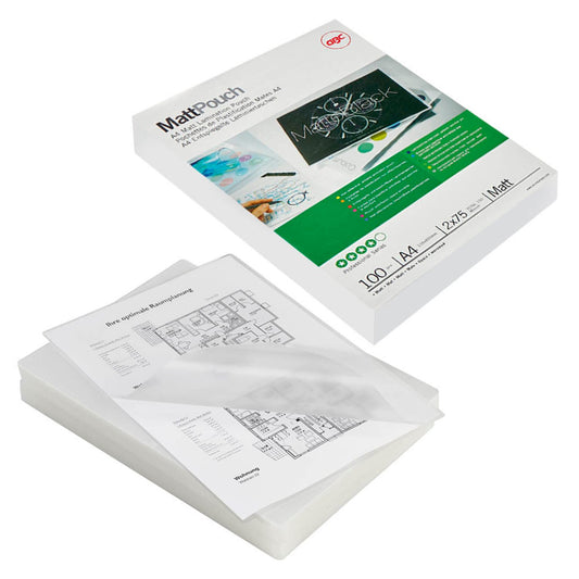 GBC Laminierfolien matt für A4 75 micron | 3747240 | 1 Pack = 100 St.