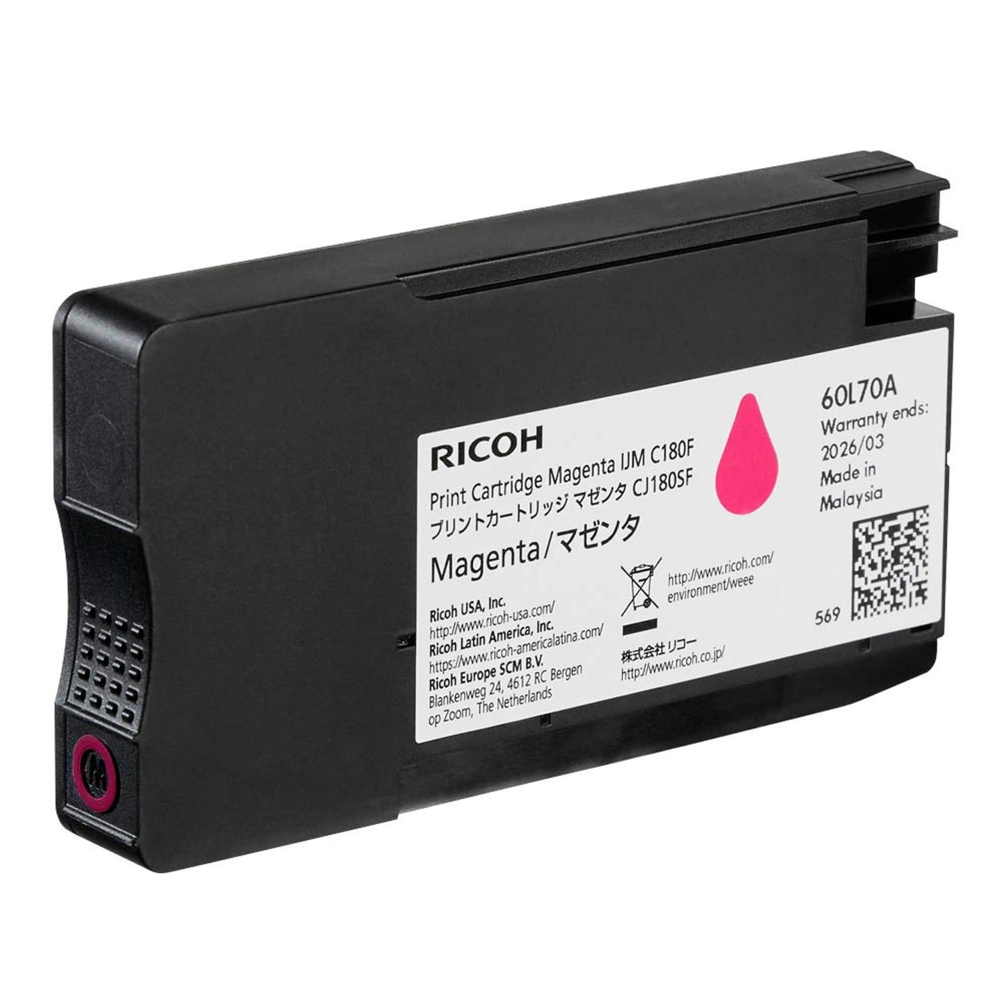 RICOH magenta Druckerpatrone | 408519
