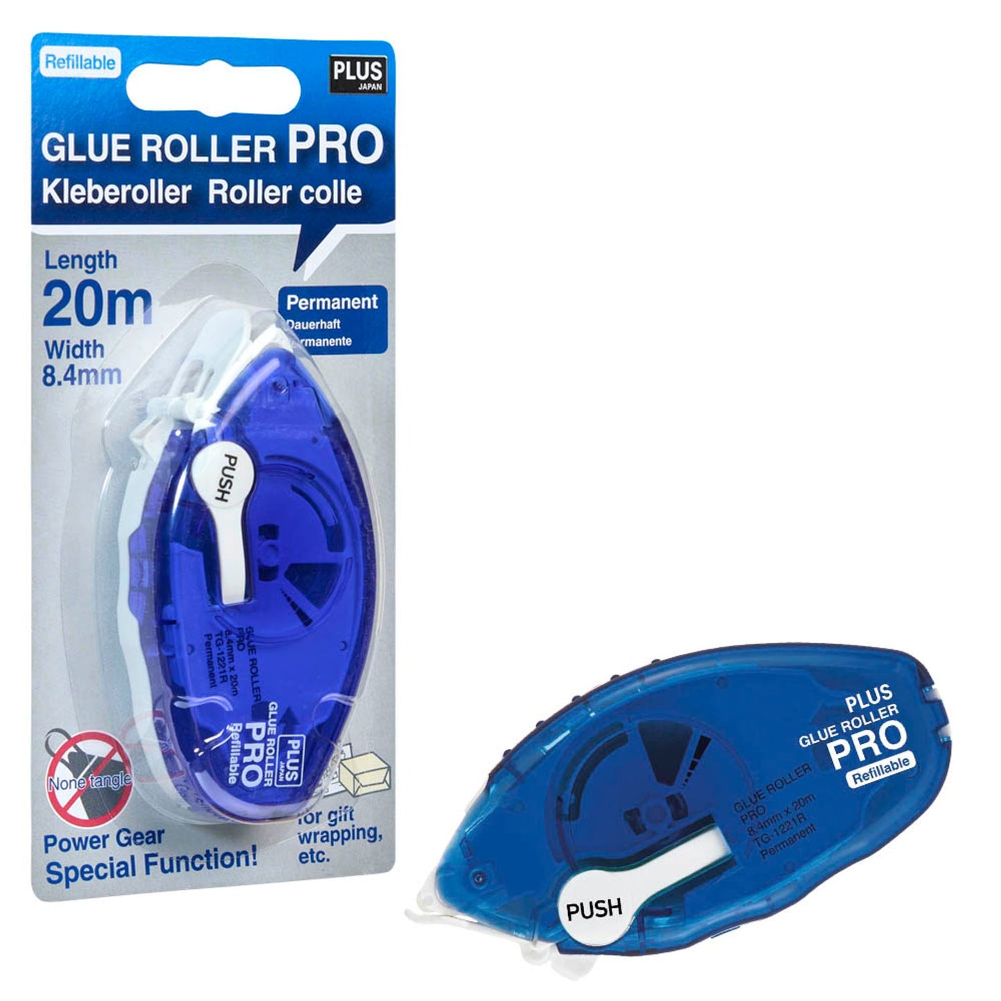 PLUS JAPAN PRO Kleberoller dauerhaft | 39185
