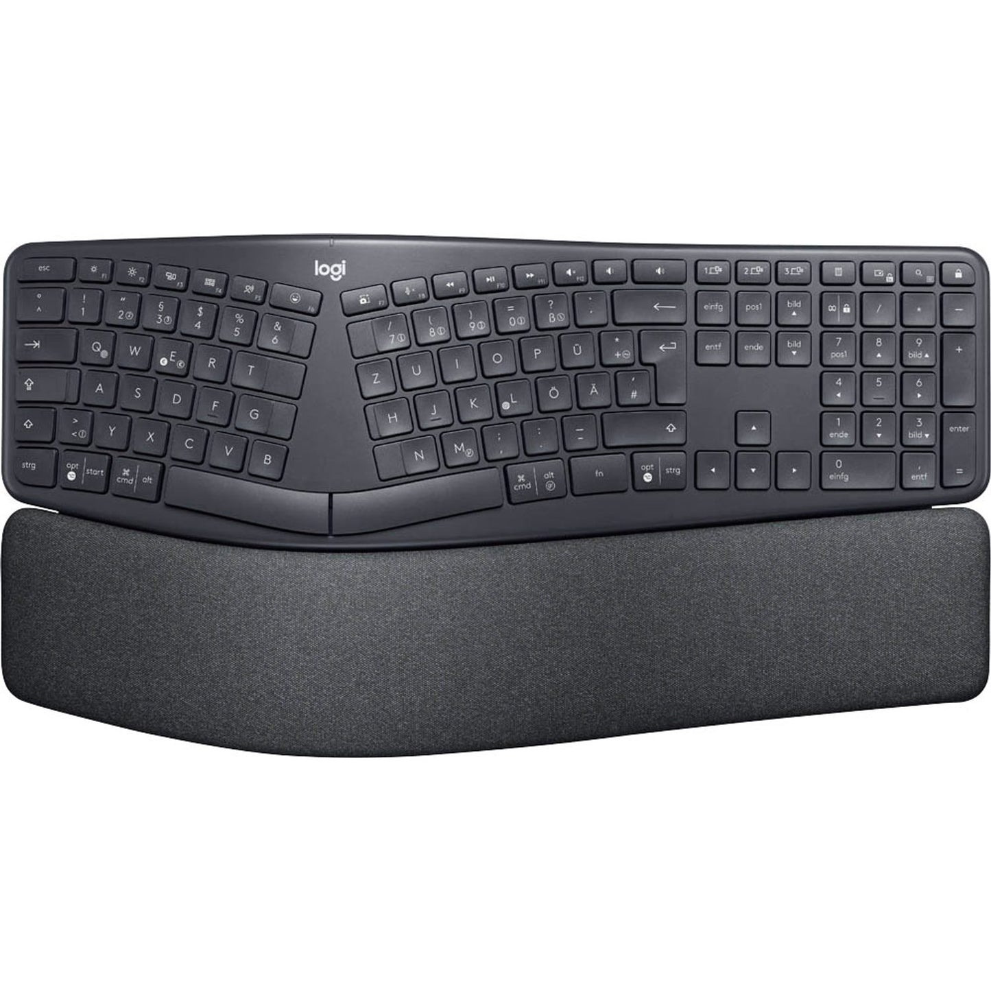 Logitech ERGO K860 for Business ergonomische Tastatur kabellos schwarz | 920-010345