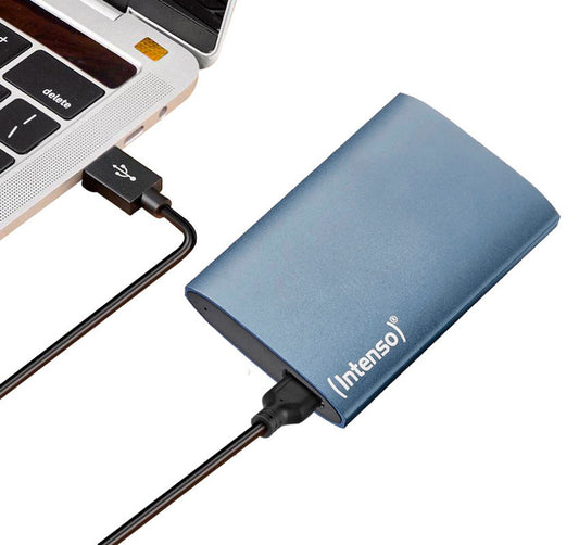Intenso Premium externe SSD-Festplatte blau