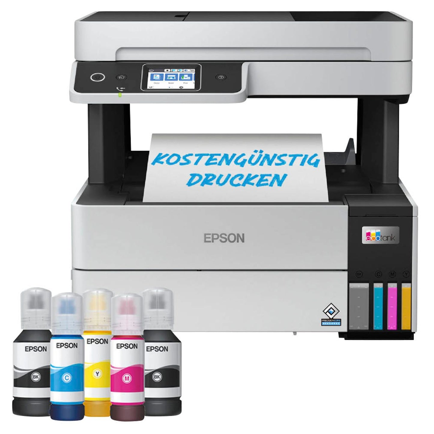 EPSON EcoTank ET-5170 4 in 1 Tintenstrahl-Multifunktionsdrucker grau | C11CJ88402