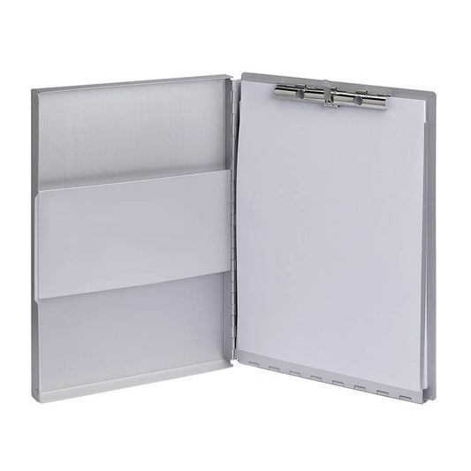 MAUL Klemmbrett assist mit Aufbewahrungsfach DIN A4 silber Aluminium | 2354608