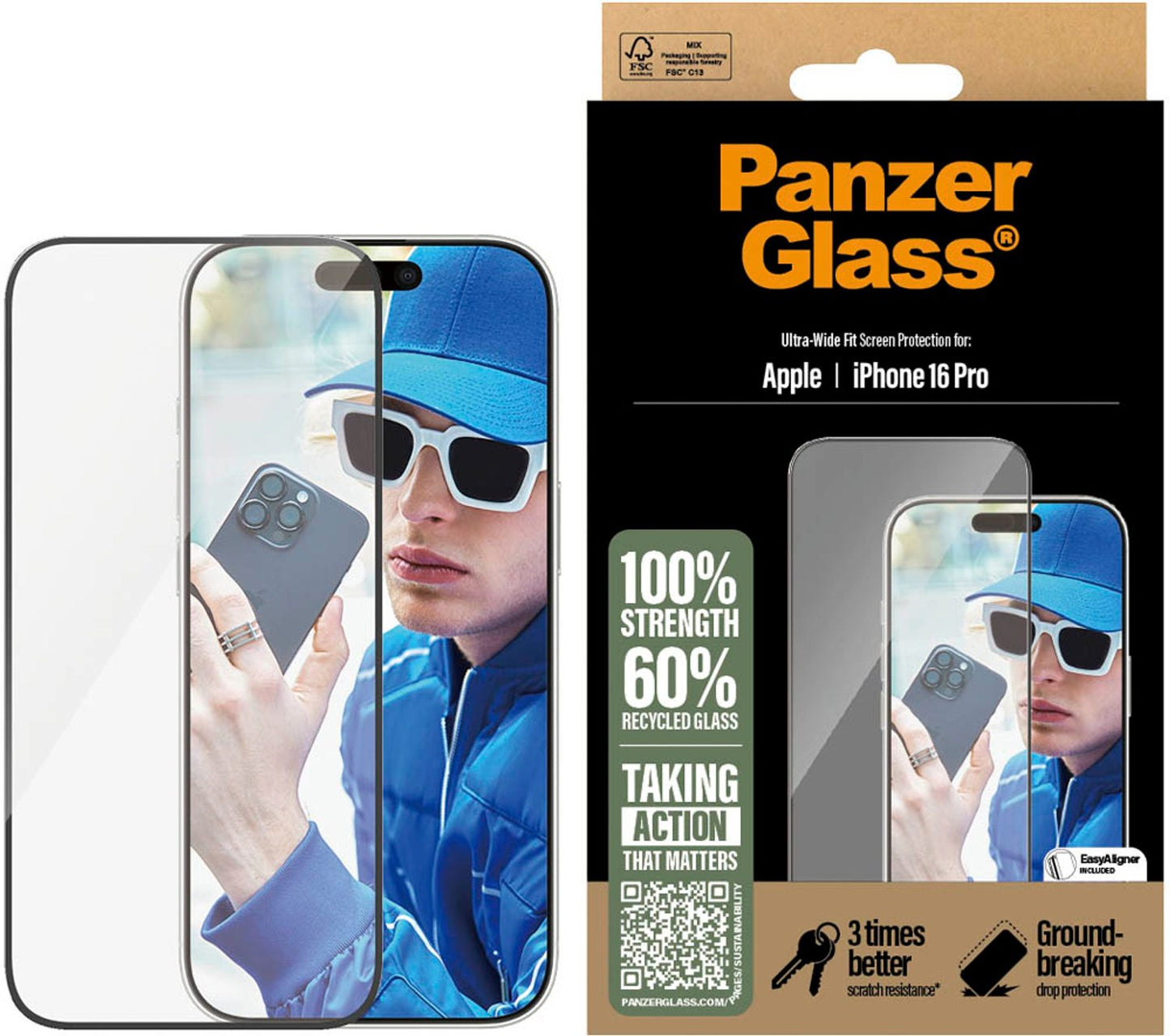 PanzerGlass™ Display-Schutzglas für Apple iPhone