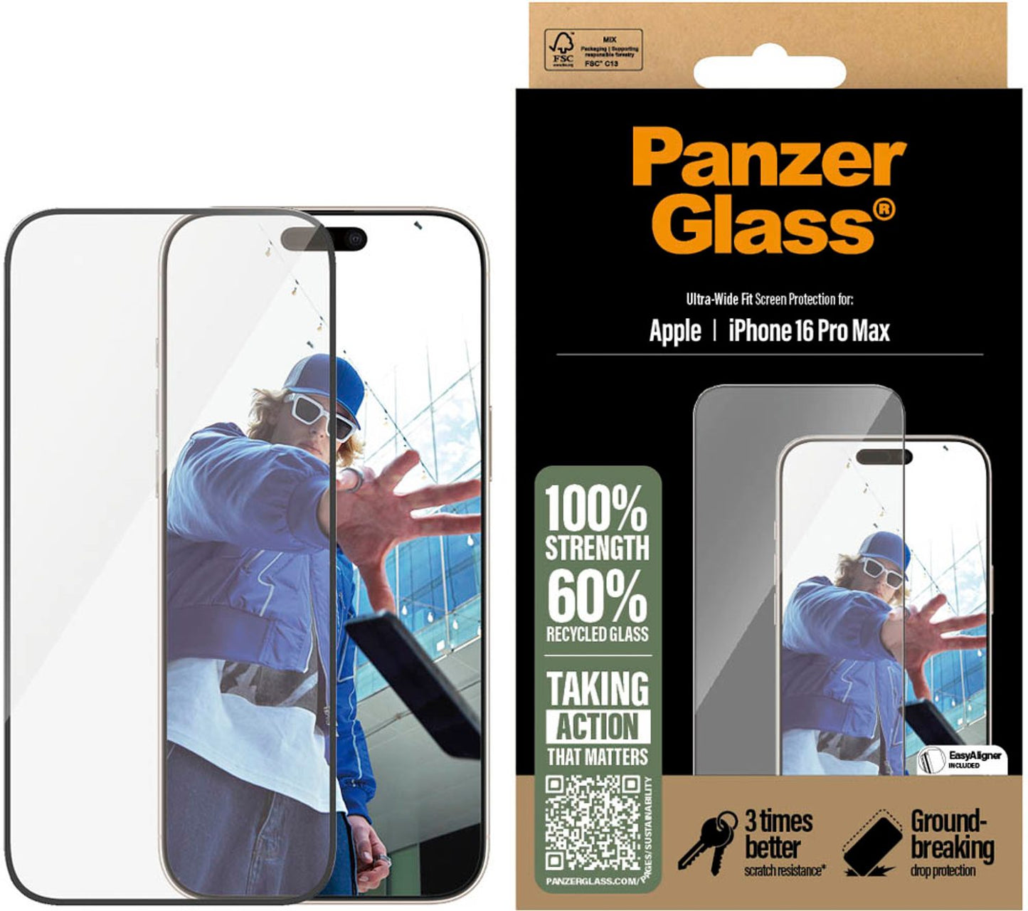 PanzerGlass™ Display-Schutzglas für Apple iPhone