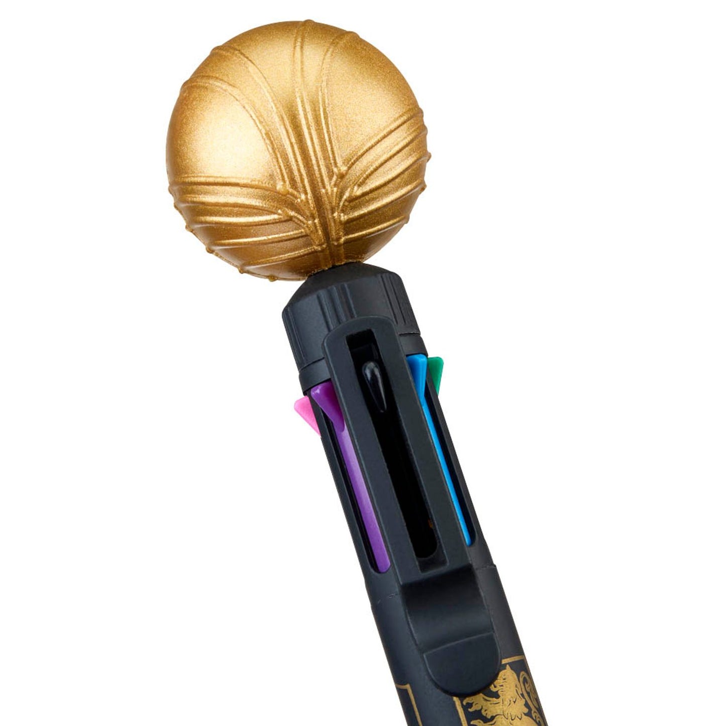 BlueSky Kugelschreiber Harry Potter - Stift "Schnatz" 8 in 1 (mehrfarbig) schwarz, Schreibfarbe: farbsortiert | HP713586