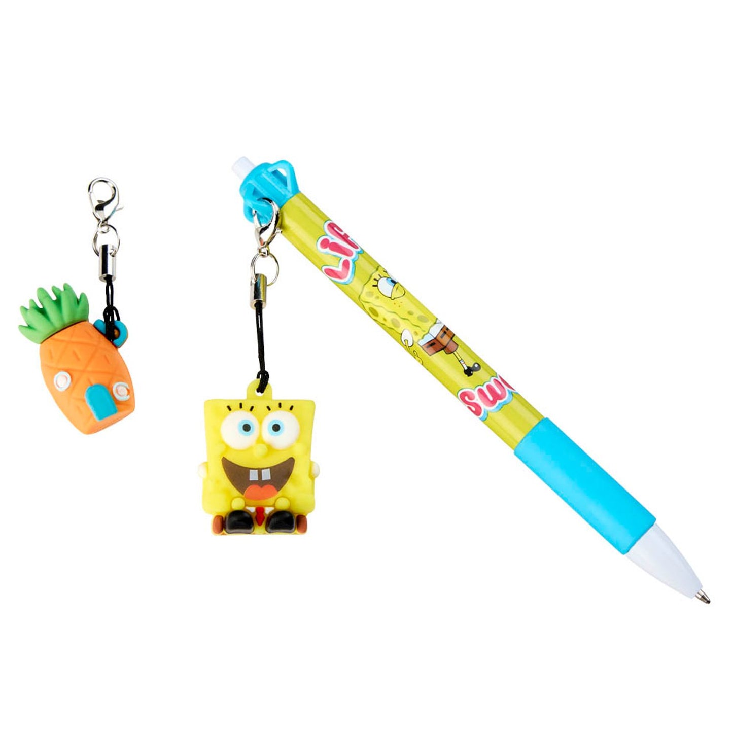 BlueSky Kugelschreiber SpongeBob - Mini Pen Pals gelb, Schreibfarbe: schwarz | SB712183