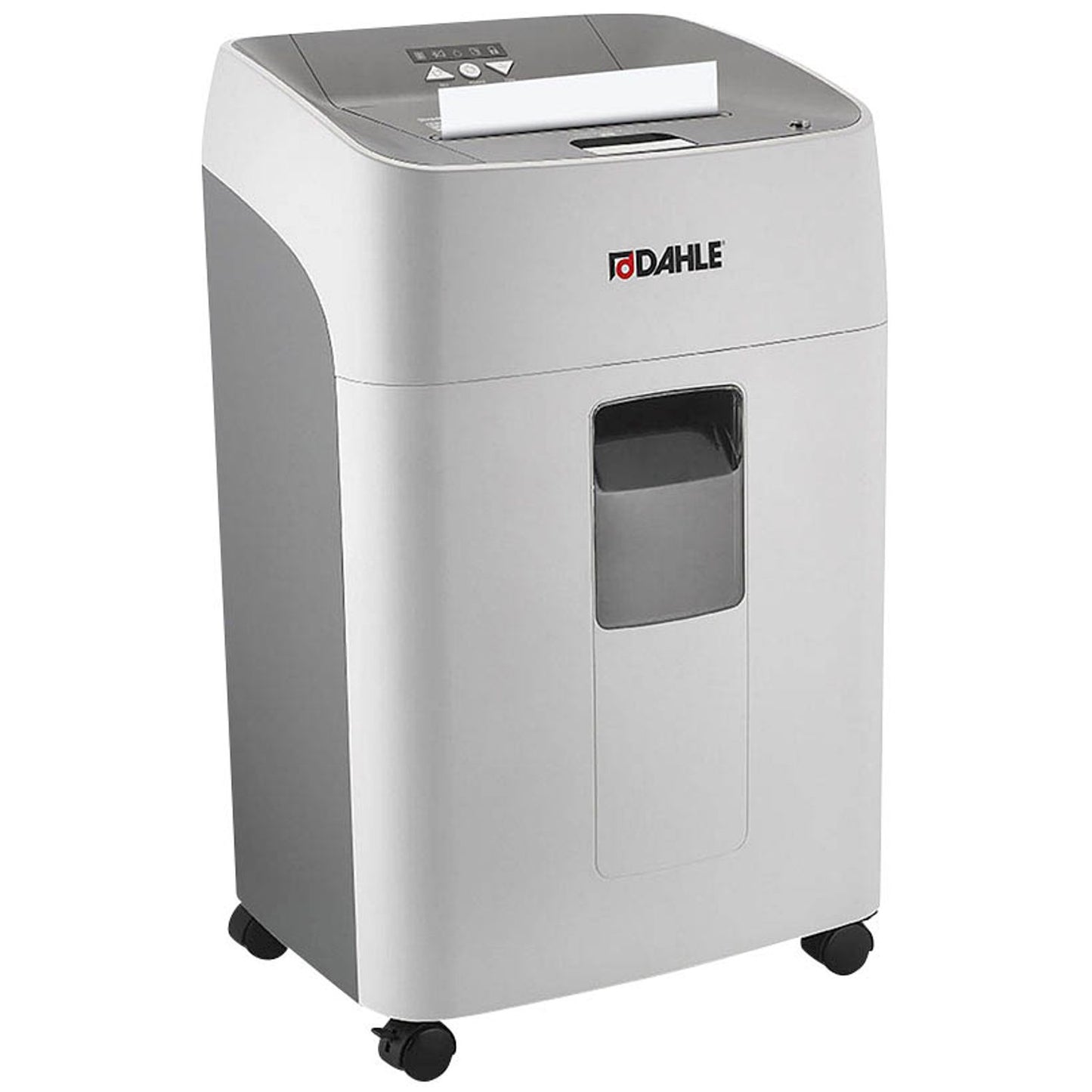 DAHLE ShredMATIC 300 Aktenvernichter mit Partikelschnitt P-5, 2 x 15 mm, bis , grau | 35322-16922