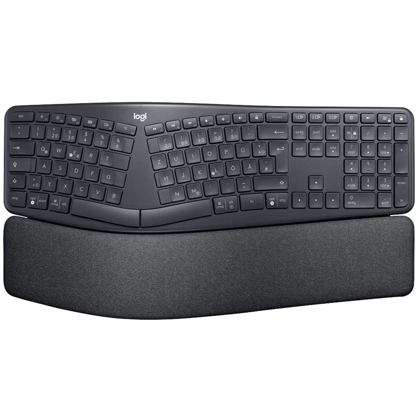 Logitech ERGO K860 ergonomische Tastatur kabellos schwarz | 920-009167