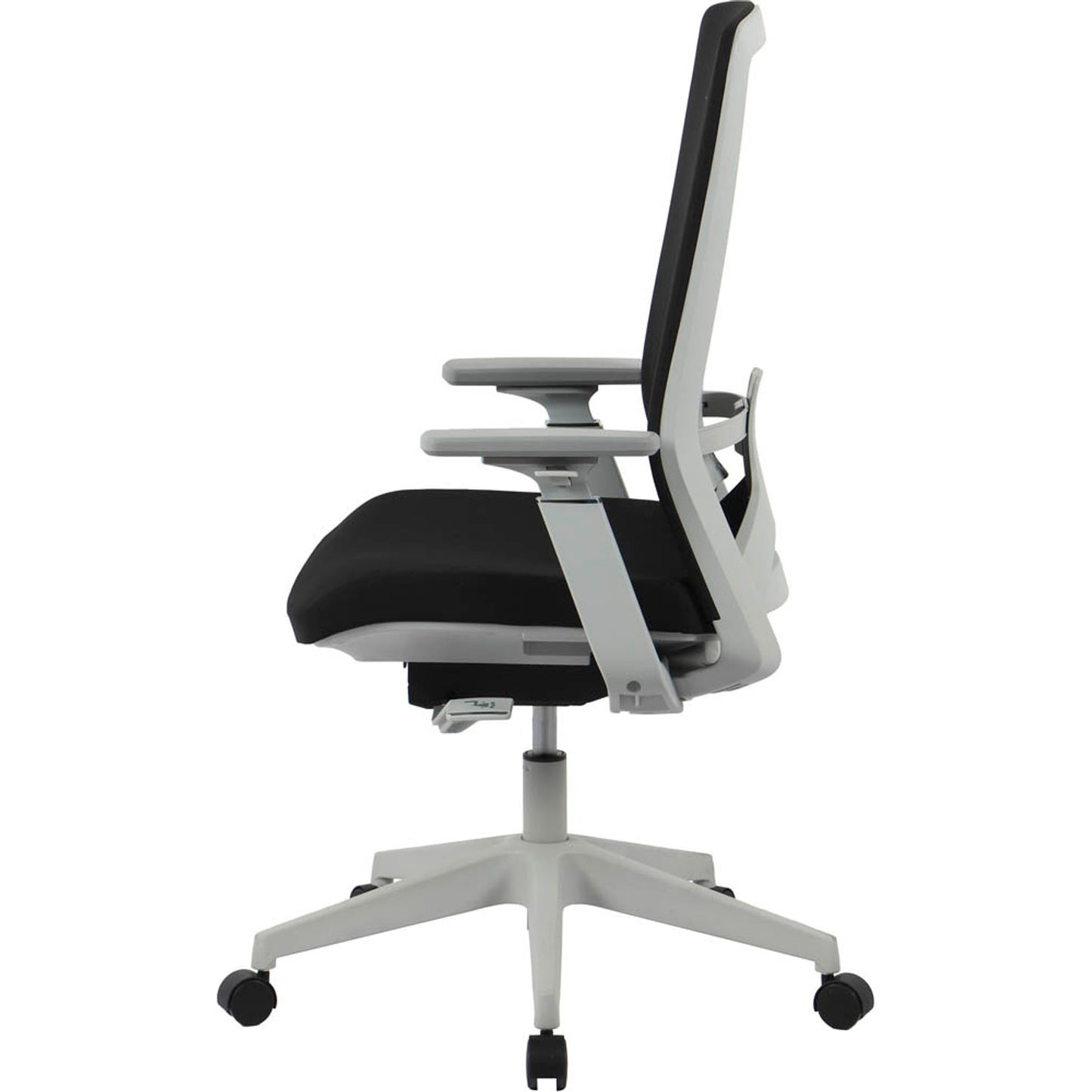 neutral Bürostuhl, Stoff schwarz, Gestell silber | 10006