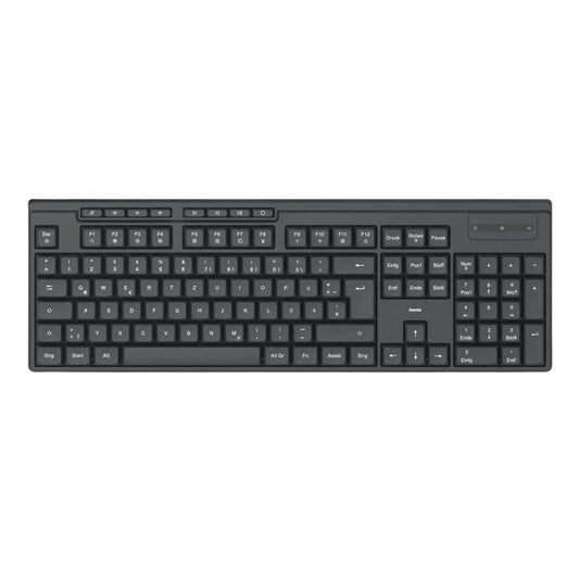 hama WK-200 Tastatur kabellos schwarz | 173055