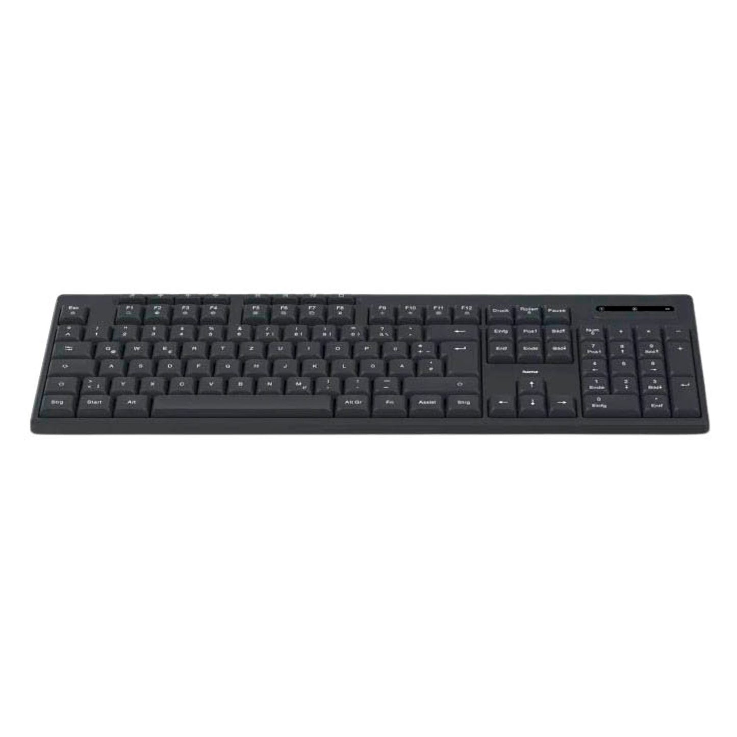 hama WK-200 Tastatur kabellos schwarz | 173055