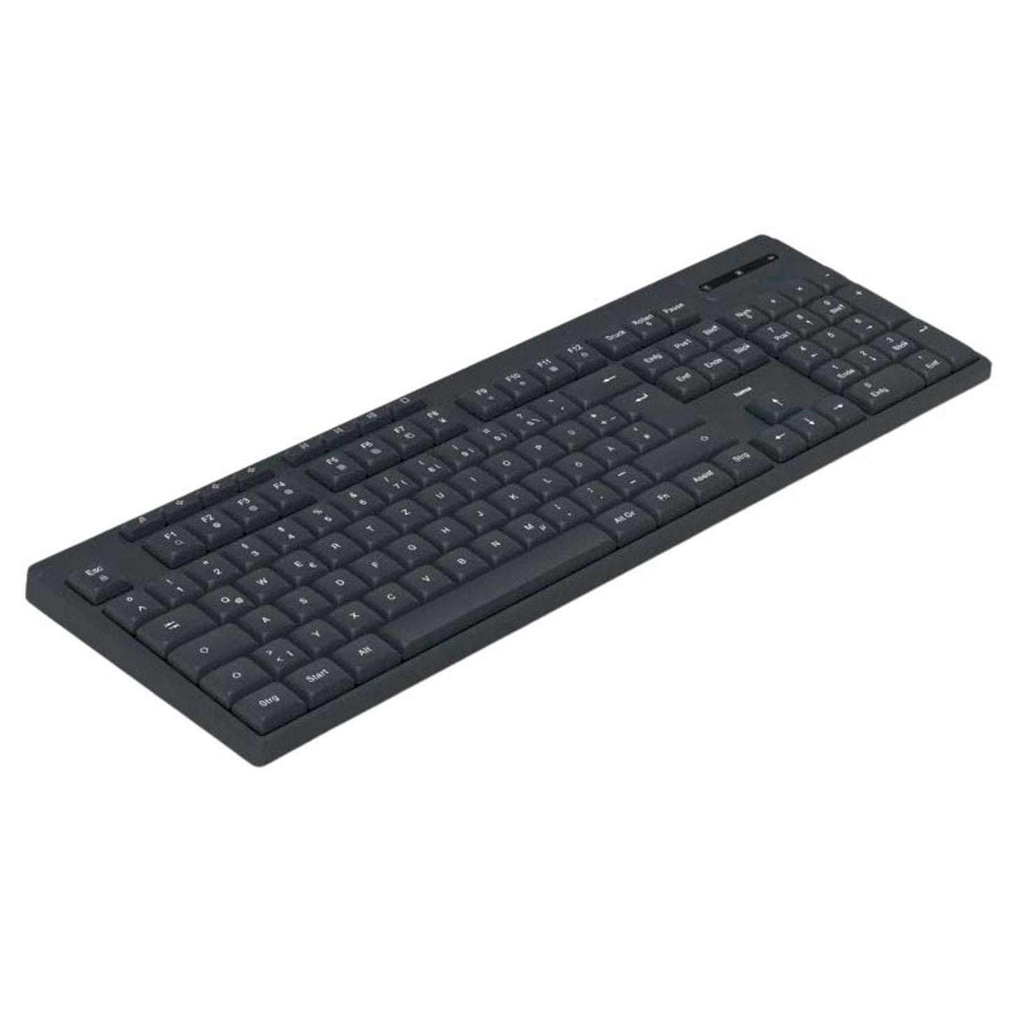 hama WK-200 Tastatur kabellos schwarz | 173055