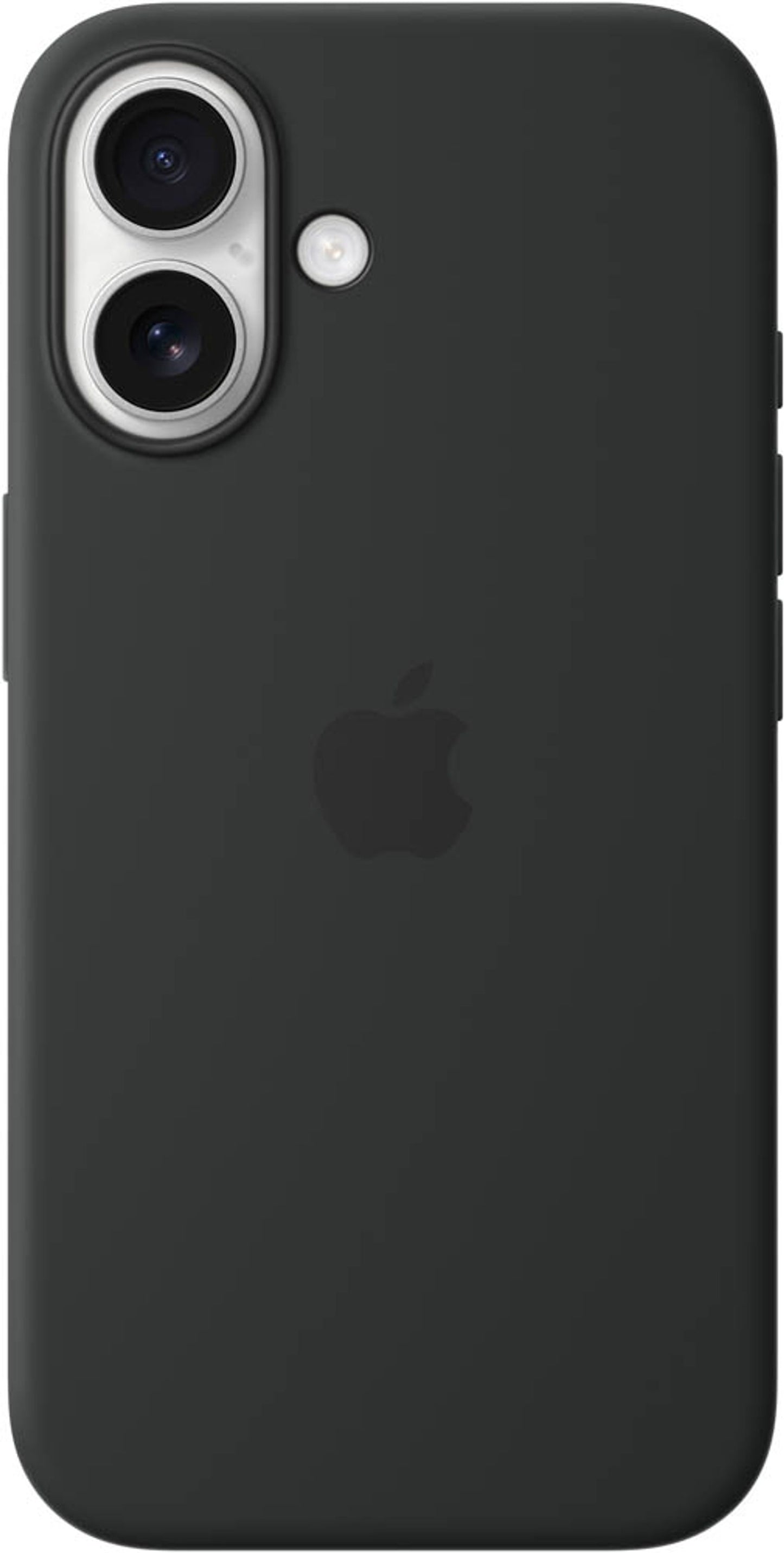 Apple Silikon Case Handy-Cover für Apple iPhone schwarz
