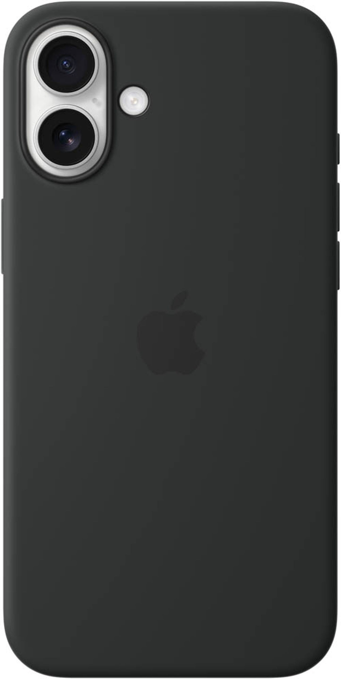 Apple Silikon Case Handy-Cover für Apple iPhone schwarz