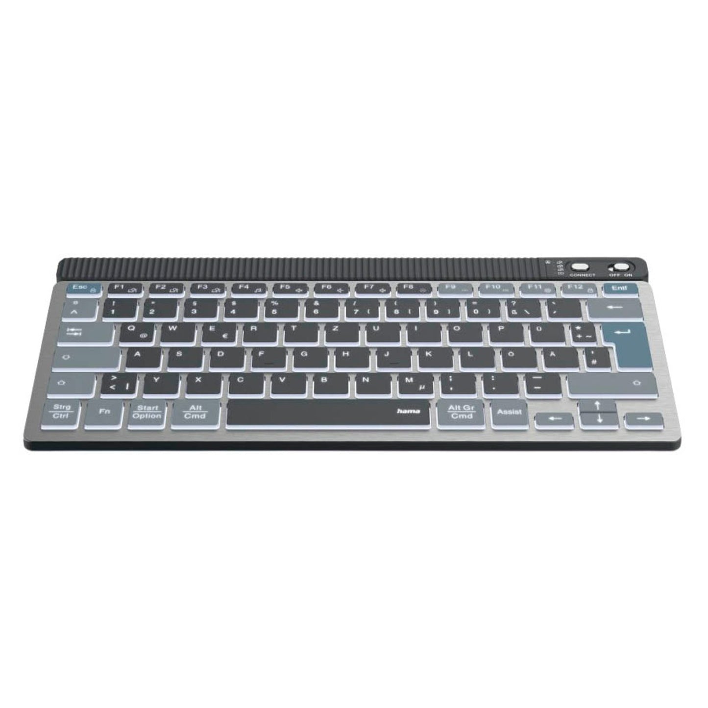 hama WK-700 Tastatur kabellos grau | 173067