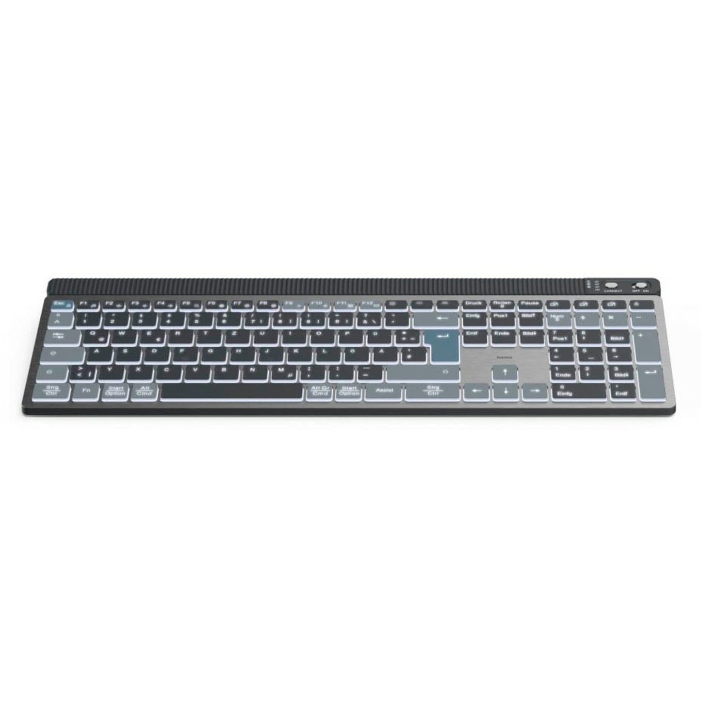 hama WK-750 Tastatur kabellos grau | 173068