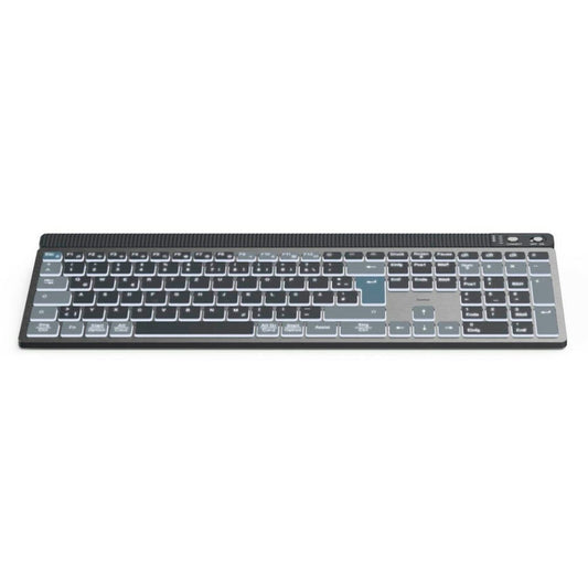 hama WK-750 Tastatur kabellos grau | 173068