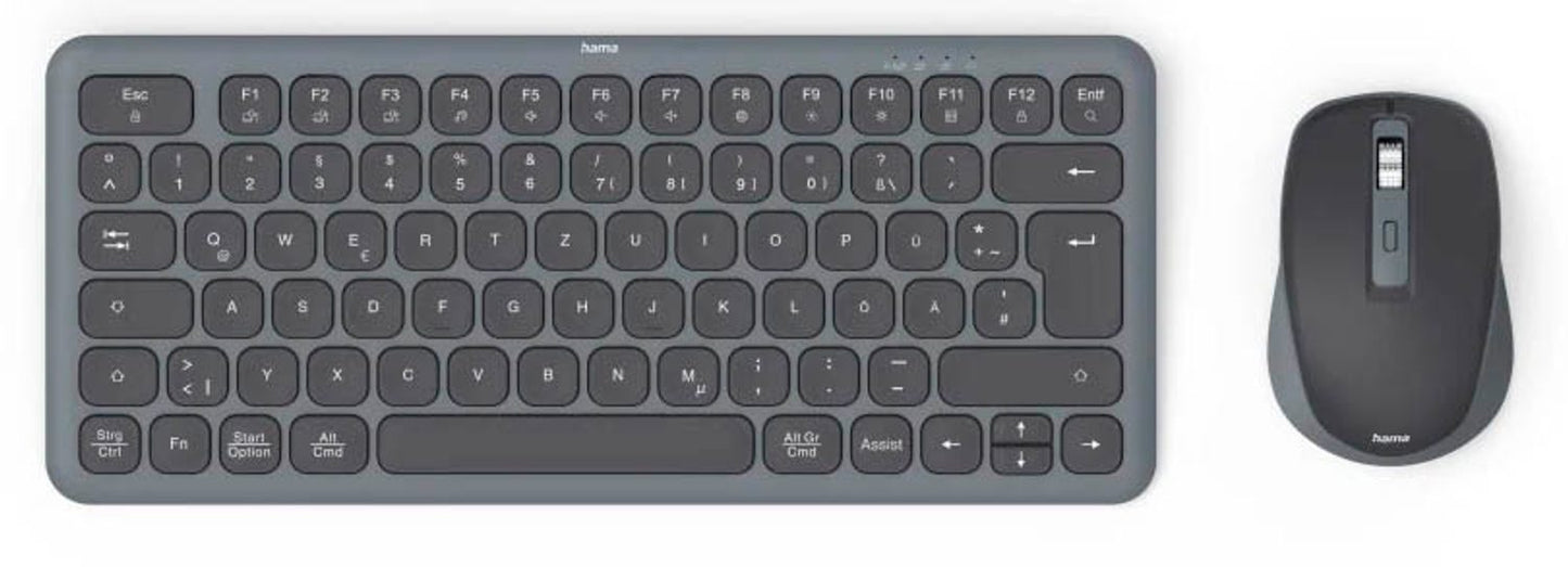 hama WKM-500 Tastatur-Maus-Set kabellos