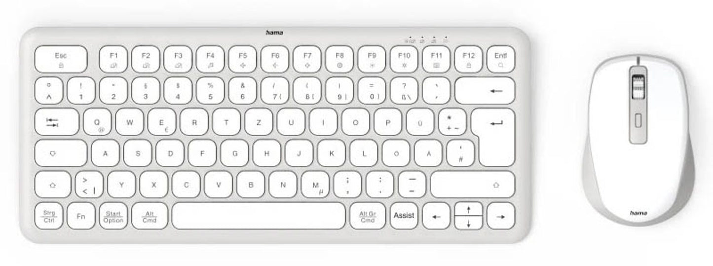 hama WKM-500 Tastatur-Maus-Set kabellos